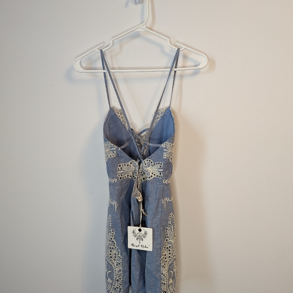 ANGEL BIBA Blue Romper Size M - Picture 3 of 3